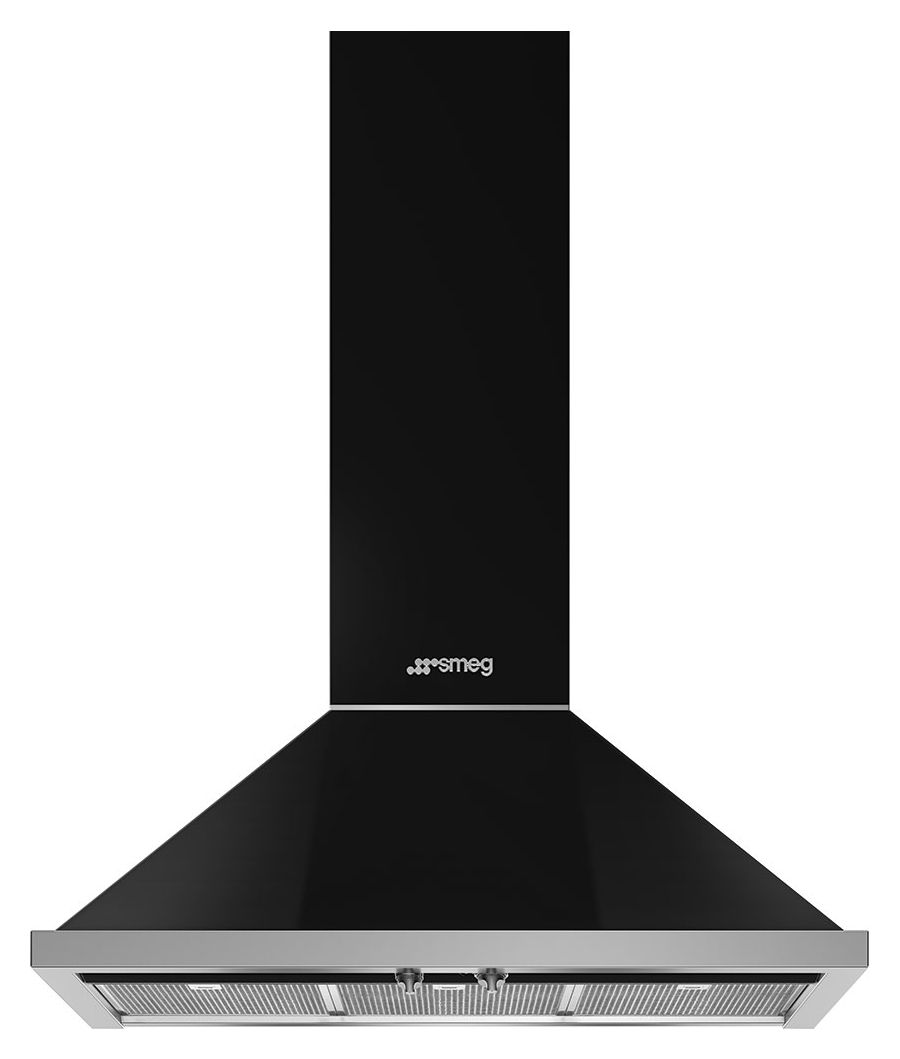 KPF9BL Abluft Dunstabzugshaube/Esse Wand 896 mm (Schwarz) 
