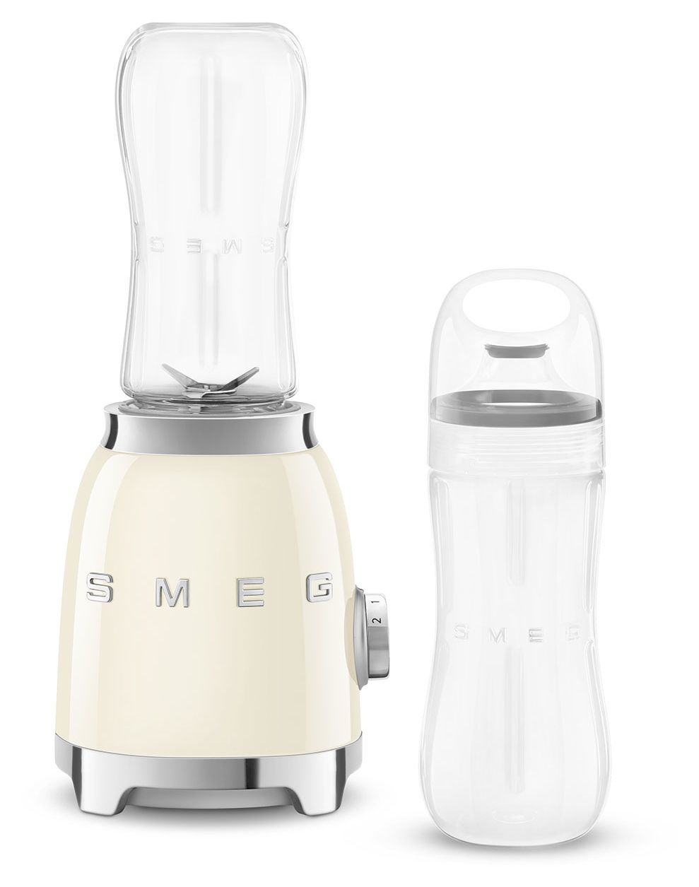 PBF01CREU 50's Retro Style 0,6 l Standmixer 2 Geschwindigkeiten 300 W  (Cremefarben) 
