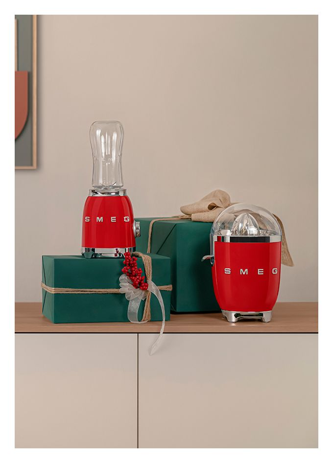 PBF01RDEU 50's Retro Style 0,6 l Standmixer 2 Geschwindigkeiten 300 W  (Rot) 