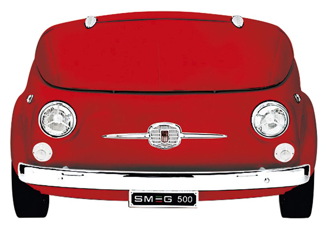 SMEG500R Minibar 109 l / 109 l Tischkühlschrank EEK: F 103 kWh Jahr  (Rot) 