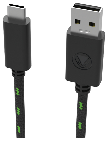 Charge:Cable SX Pro 5M Xbox Series S/Series X (Schwarz, Grün) 