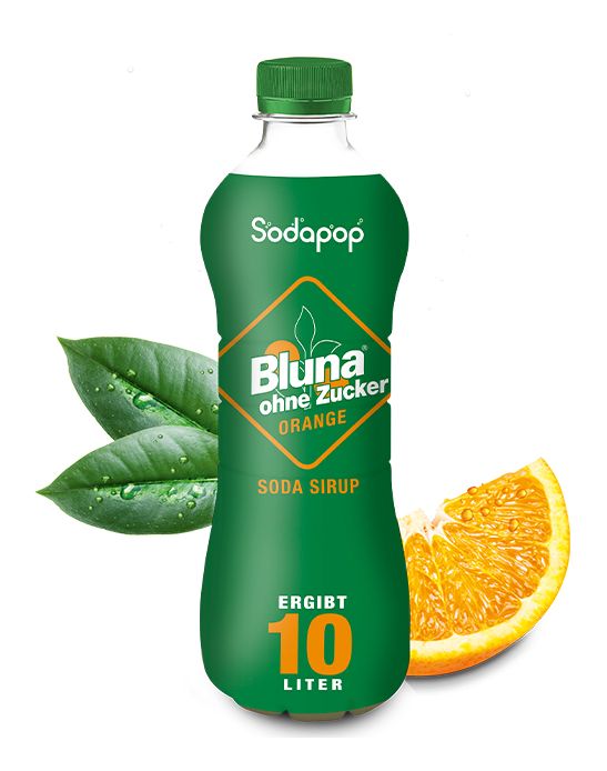 Bluna Sirup Orange Ohne Zucker 0,5l Dessertsirup 500 ml 