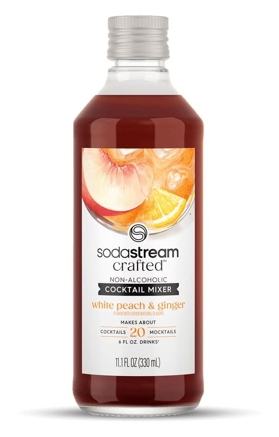 Crafted Mixers Cocktail Weißer Pfirsich Ingwer Karbonisierungssirup 330 ml 