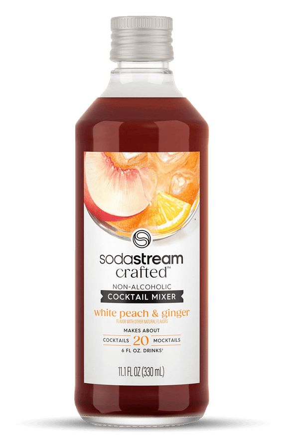 Crafted Mixers Cocktail Weißer Pfirsich Ingwer Karbonisierungssirup 330 ml 