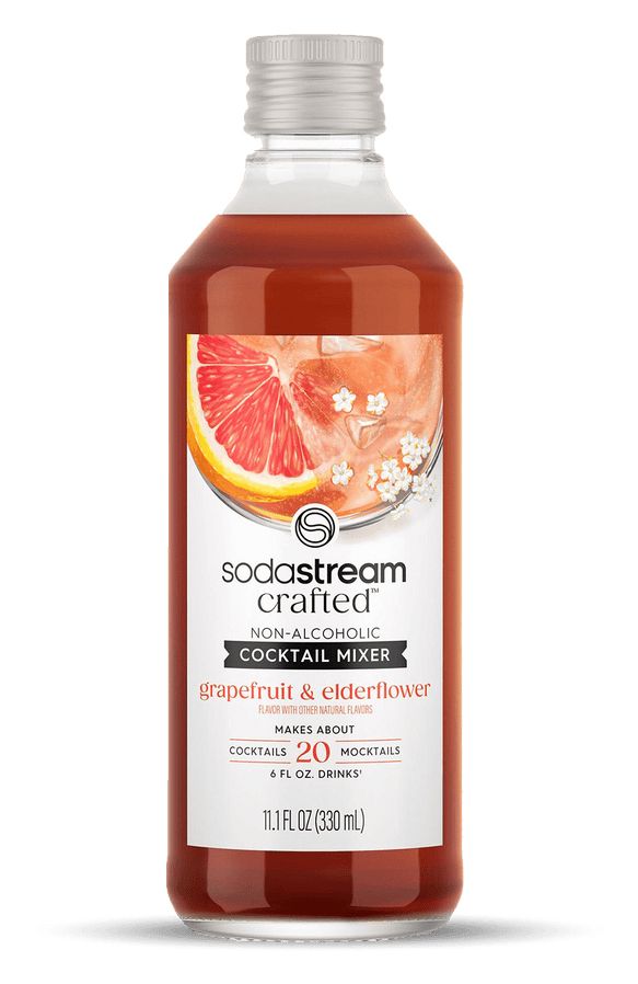 Crafted Mixers Cocktail Grapefruit & Holunderblüte Karbonisierungssirup 330 ml 