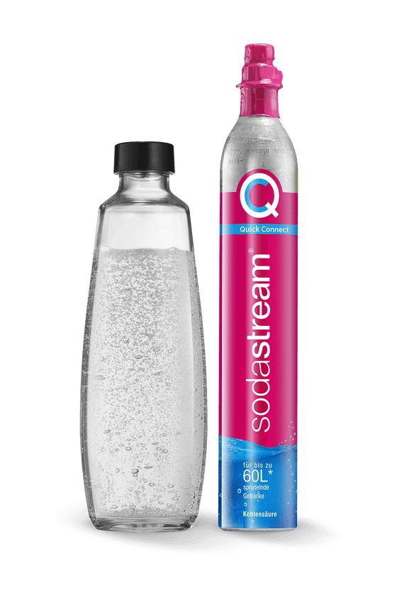 Quick Connect Reservezylinder + 1 Glasflasche Glas Karbonisiererflasche 