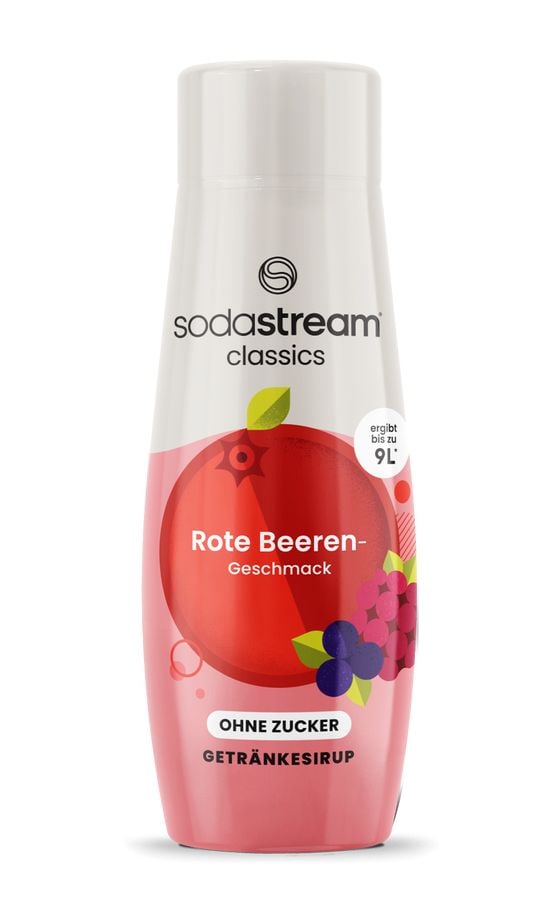 Rote Beeren ohne Zucker Dessertsirup 440 ml 