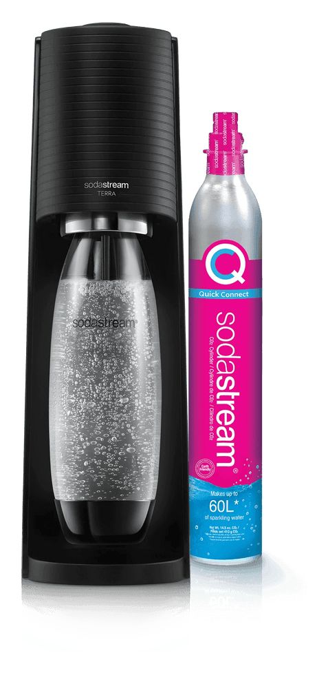 SodaStream Trinkwassersprudler Technomarkt expert TERRA inkl. Vorteilspack 3 von Kunststoffflaschen
