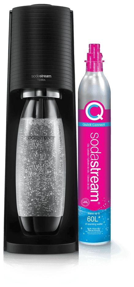 Trinkwassersprudler TERRA Vorteilspack inkl. 3 Kunststoffflaschen 