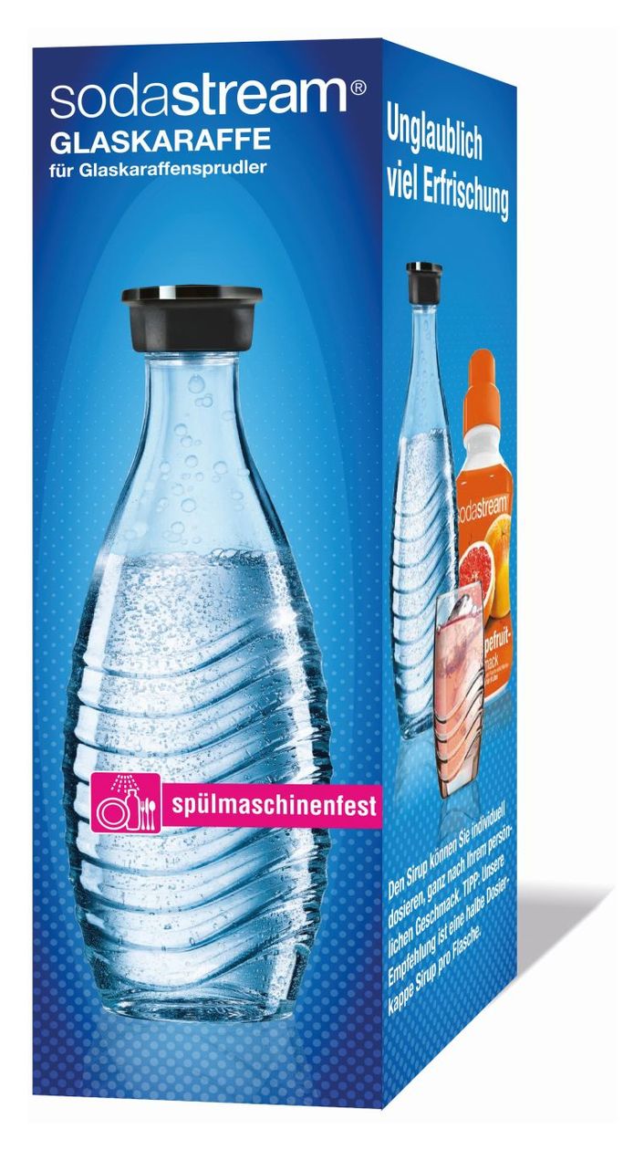 1047106980 hochwertige Glaskaraffe mit edlem Schraubverschluss Single 