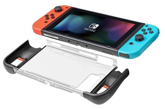 97020 Schutzhülle Nintendo Switch (Schwarz, Rot, Transparent) 