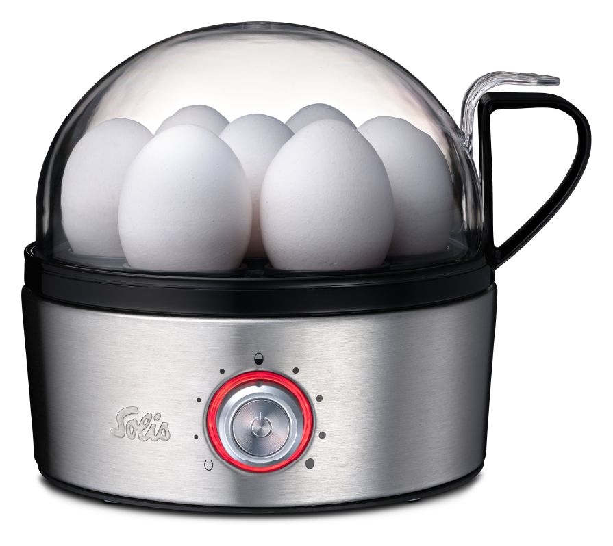 8272 Egg Boiler & More Eierkocher für 7 Eier  (Schwarz, Grau) 