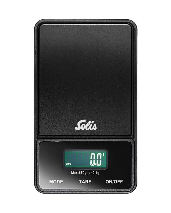 907.25 Elektronische Küchenwaage bis 0,65 kg Genauigkeit 0,1 g  (Schwarz) 