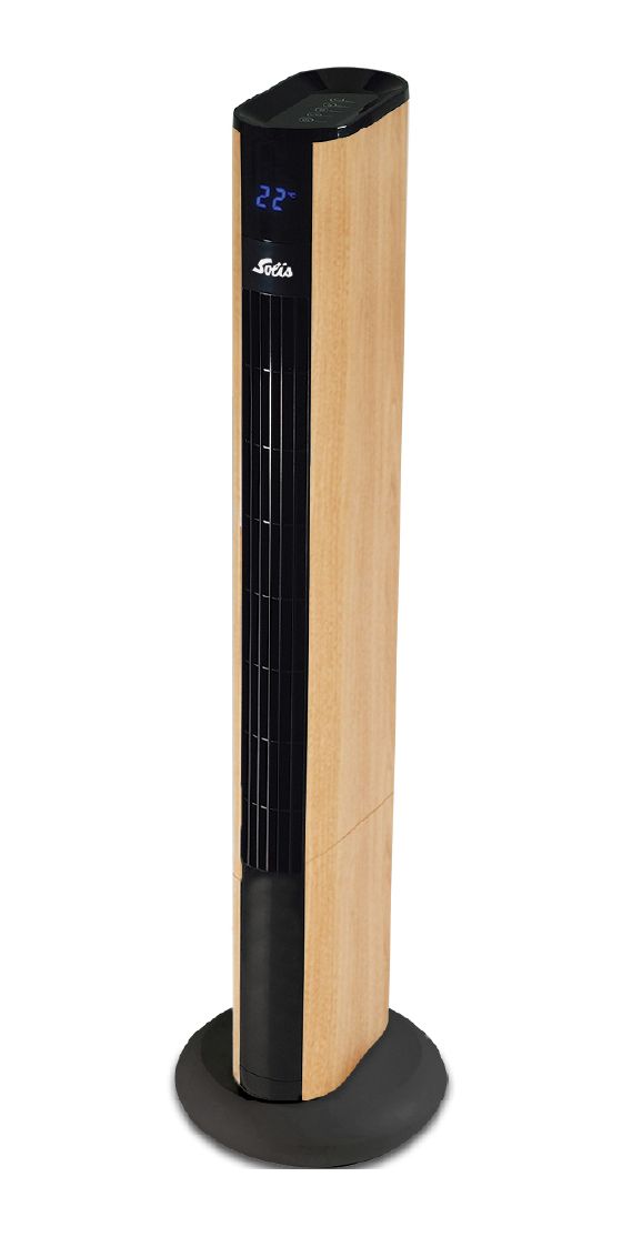 Easy Breezy Turmventilator Stand 44,8 dB  (Schwarz, Holz) 