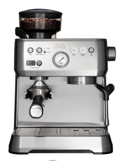 Grind & Infuse Perfetta Siebträger Kaffeemaschine 16 bar 1640 W  (Edelstahl) 