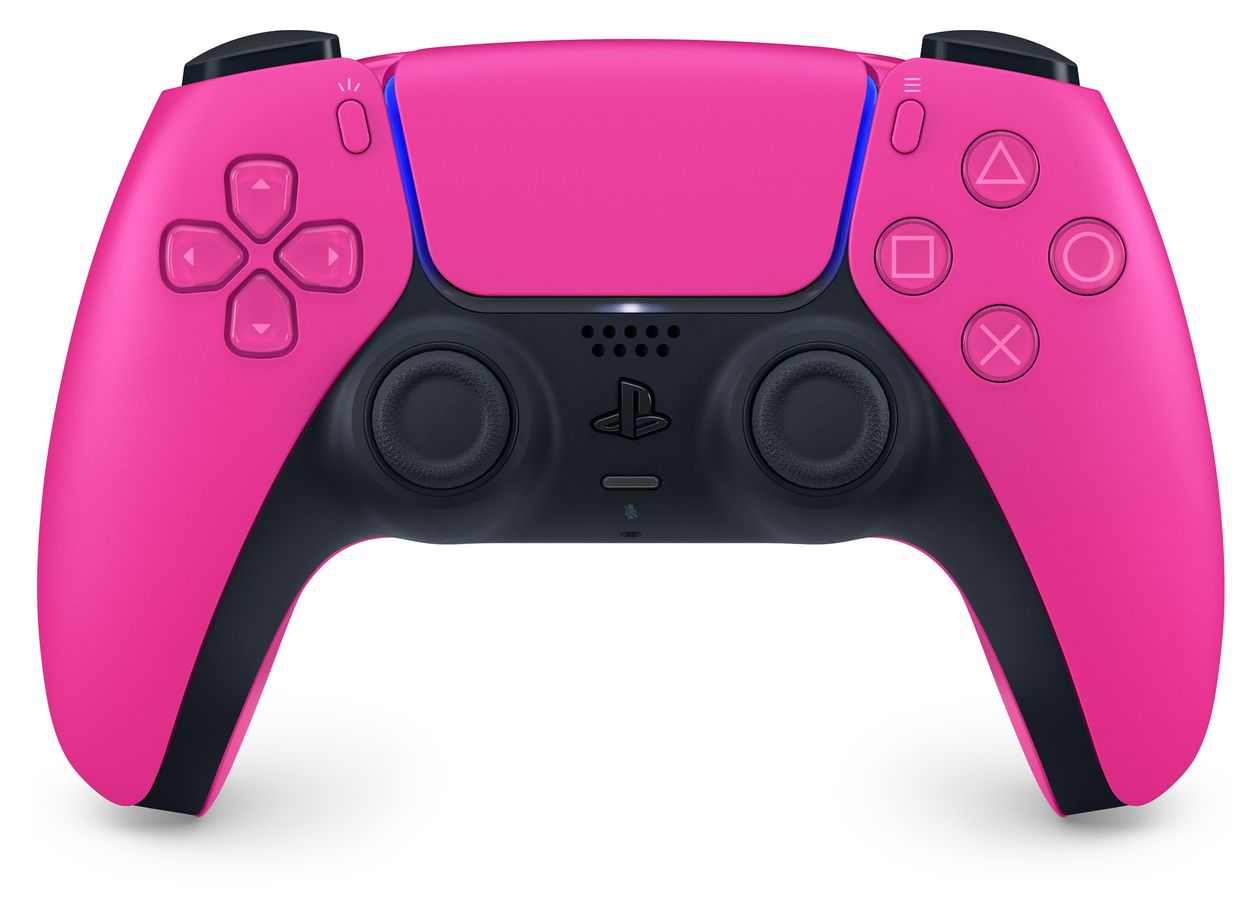 PS5 DualSense Controller Analog / Digital Gamepad Android, MAC, PC, PlayStation 5, iOS kabelgebunden&kabellos (Pink) 