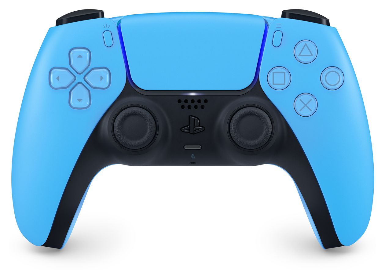 PS5 DualSense Controller Analog / Digital Gamepad Android, MAC, PC, PlayStation 5, iOS kabelgebunden&kabellos (Blau) 