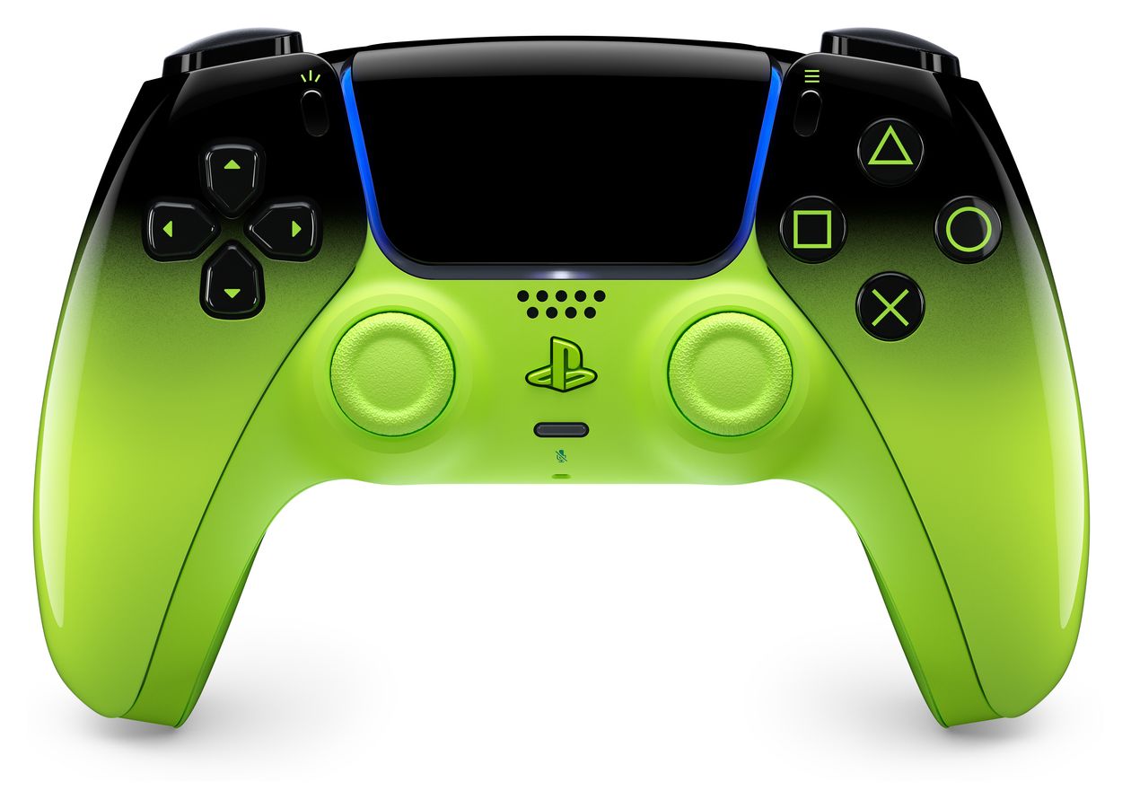 DualSense Wireless Controller Analog / Digital Gamepad für Android, MAC, PC, PlayStation PS5, iOS  (Grün, Schwarz) 