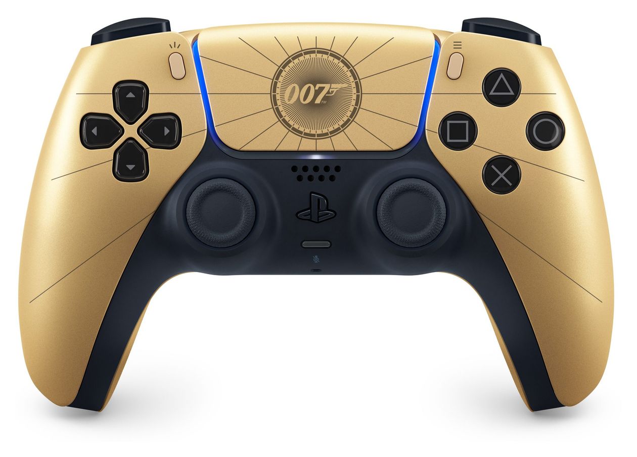DualSense Wireless Controller - 007 First Light Limited Edition Analog / Digital Gamepad für PC/MAC/Android/iOS/PlayStation 5  (Schwarz, Gold) 