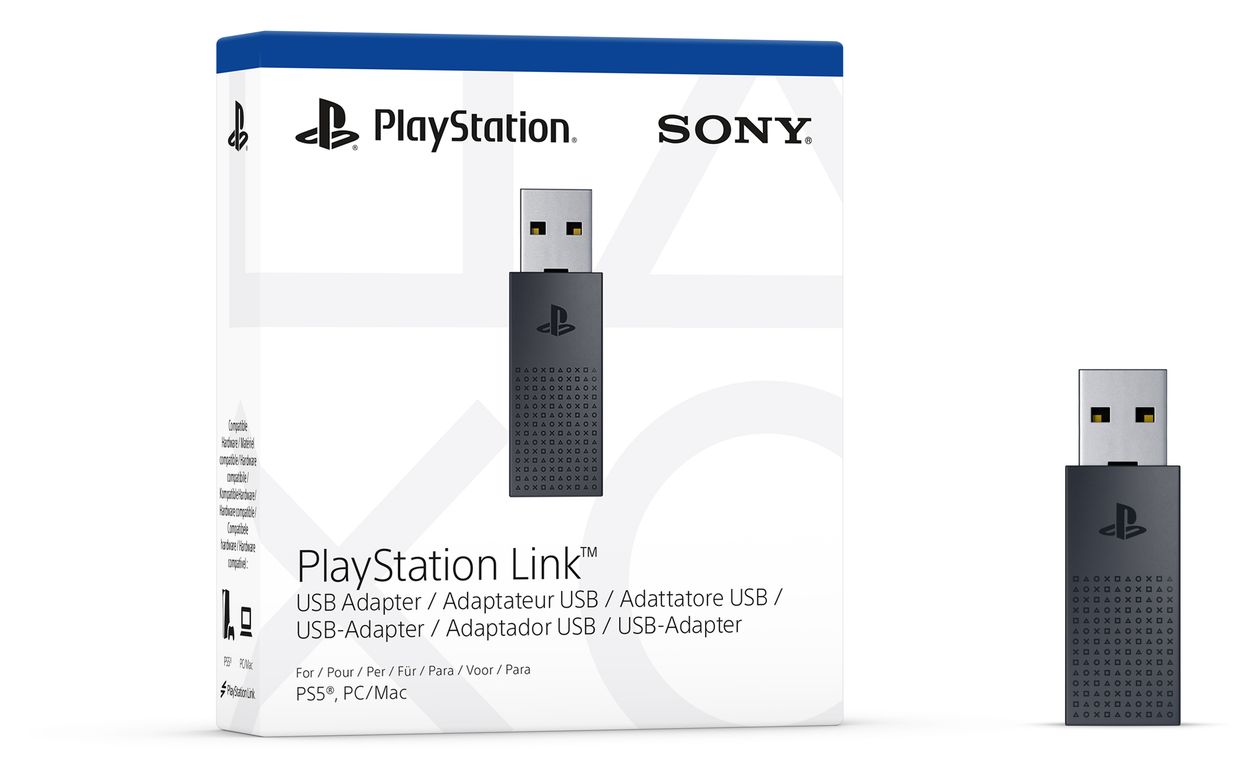 PlayStation Link USB Adapter PC, PlayStation PS5 Kabelgebunden  (Schwarz) 