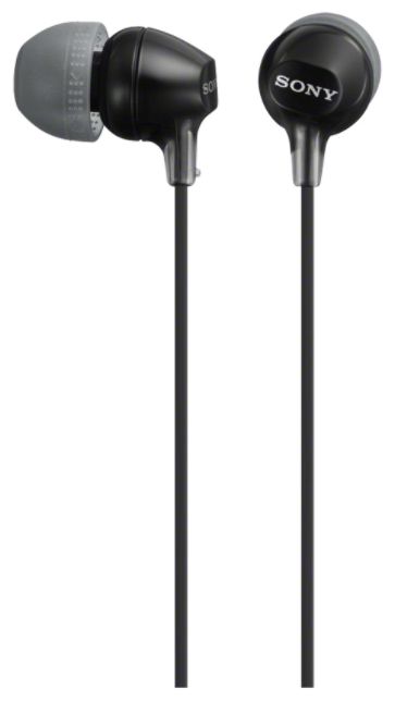 MDR-EX15AP In-Ear Kopfhörer Kabelgebunden (Schwarz) 