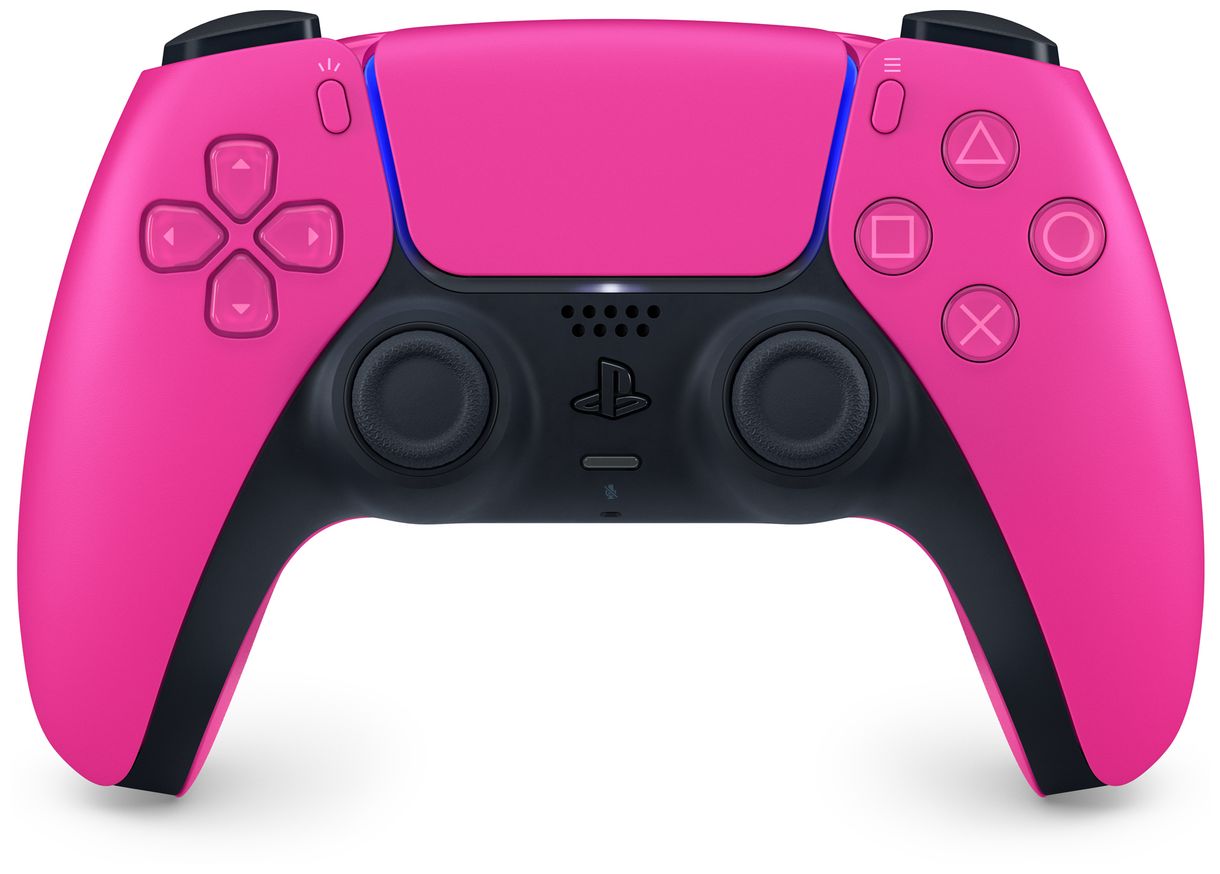 PS5 DualSense Controller Analog / Digital Gamepad Android, MAC, PC, PlayStation 5, iOS kabelgebunden&kabellos (Pink) 