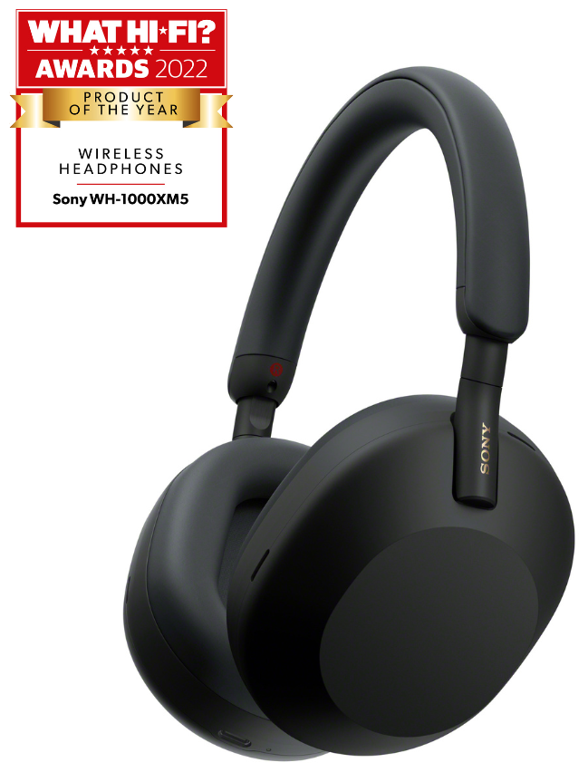 WH-1000XM5 Ohraufliegender Bluetooth Kopfhörer kabelgebunden&kabellos 40 h Laufzeit (Schwarz) 