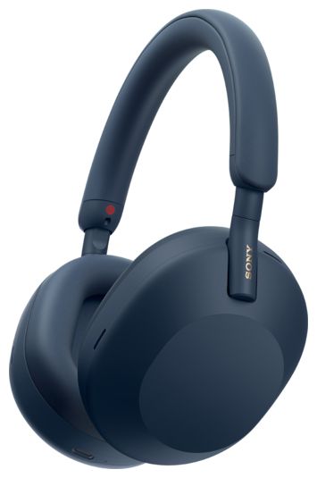 WH-1000XM5 Over Ear Bluetooth Kopfhörer kabelgebunden&kabellos 40 h Laufzeit (Blau) 