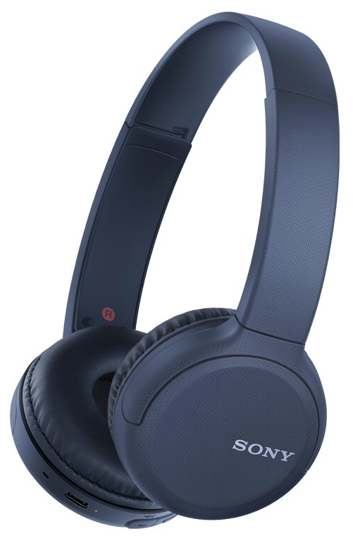 WH-CH510 Ohraufliegender Bluetooth Kopfhörer kabellos 35 h Laufzeit (Blau) 