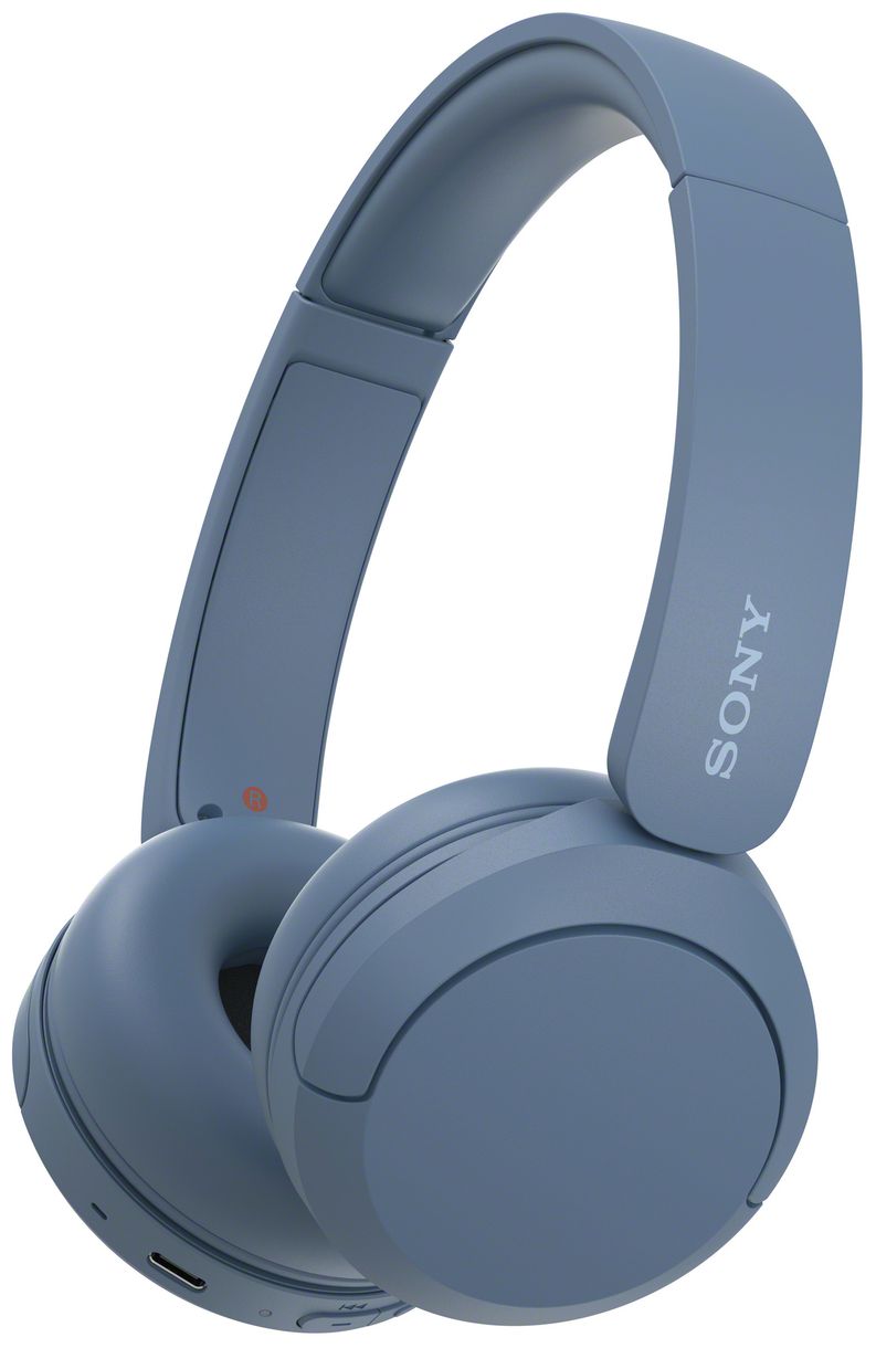 WH-CH520 Over Ear Bluetooth Kopfhörer kabellos 50 h Laufzeit (Blau) 