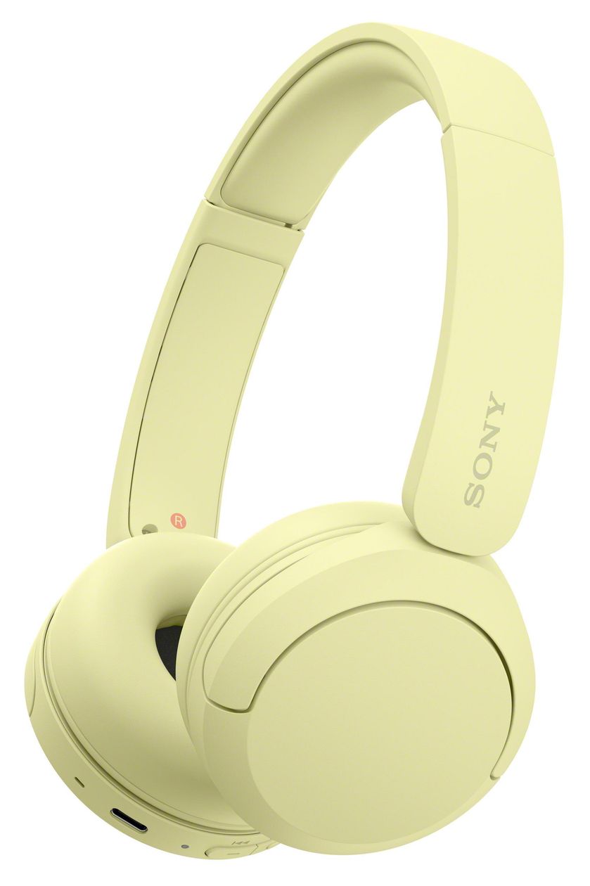 WH-CH520 Ohraufliegender Bluetooth Kopfhörer kabellos 40 h Laufzeit USB Typ-C  (Gelb) 