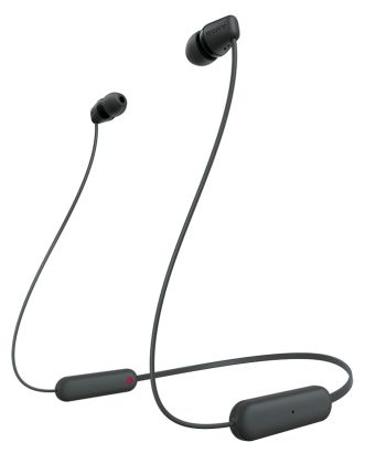 WI-C100 In-Ear Bluetooth Kopfhörer kabellos 25 h Laufzeit IPX4 (Schwarz) 