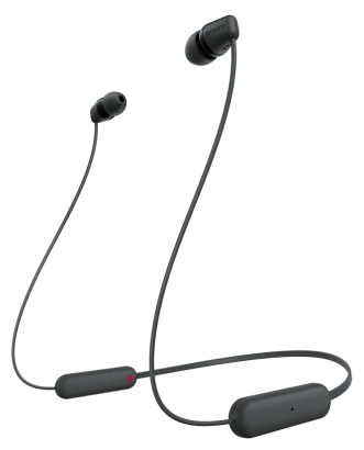 WI-C100 In-Ear Bluetooth Kopfhörer kabellos IPX4 (Schwarz) 