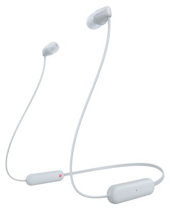 WI-C100 In-Ear Bluetooth Kopfhörer kabellos 25 h Laufzeit IPX4 (Weiß) 