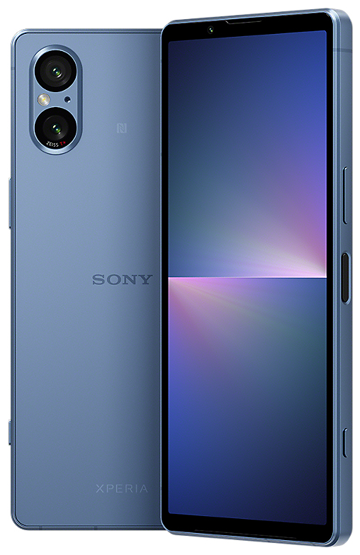 5 von expert Technomarkt (6.1 Kamera 15,5 128 cm Dual 52 Zoll) Xperia V Dual Android (Blau) Sony Smartphone 5G Sim GB MP