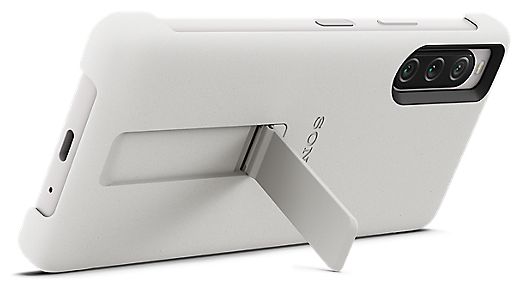 Style Stand Cover Cover für Sony Xperia 10 V (Weiß) 