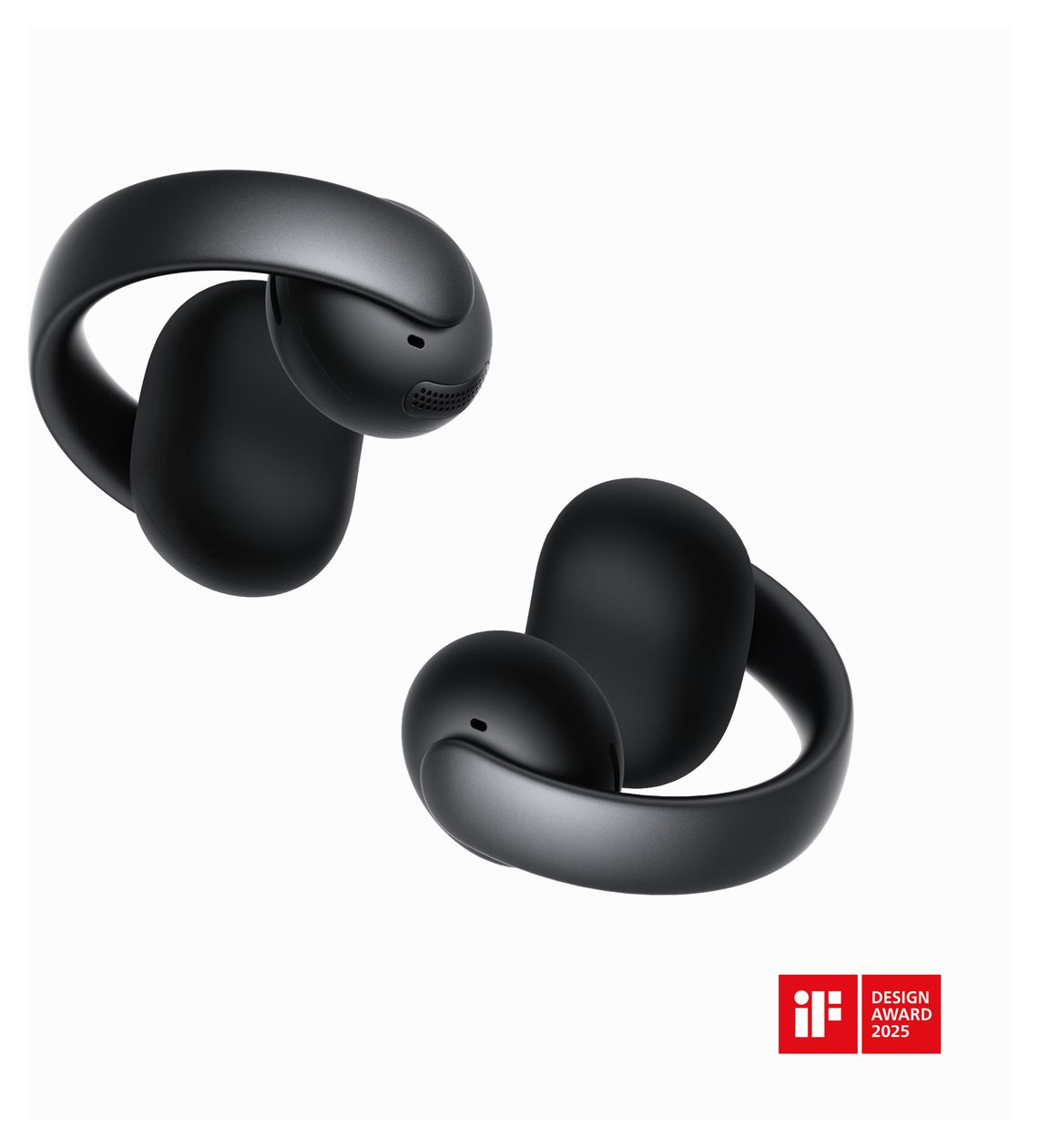 Aeroclip Ohraufliegender Bluetooth Kopfhörer Kabellos TWS 8 h Laufzeit  (Schwarz) 