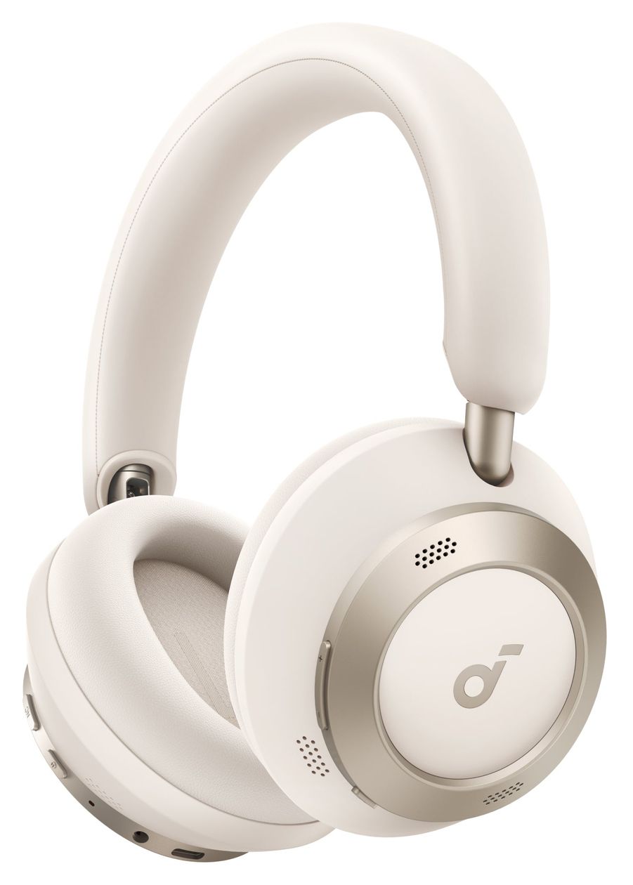 Space One Pro Ohraufliegender Bluetooth Kopfhörer kabellos  (Weiß) 
