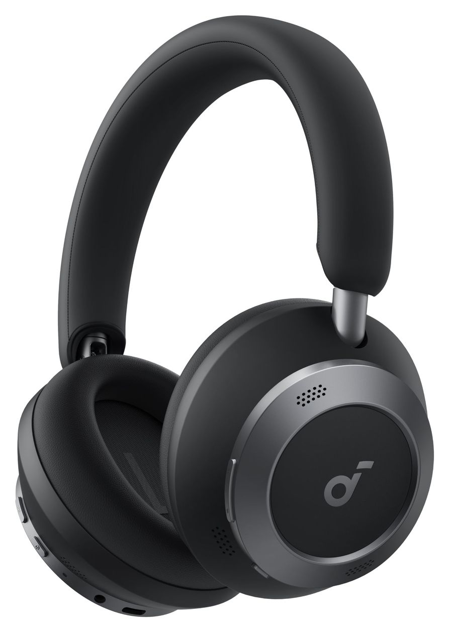 Space One Pro Ohraufliegender Bluetooth Kopfhörer kabellos  (Schwarz) 
