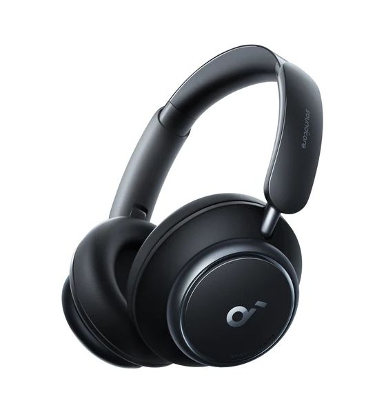 Space Q45 Over Ear Bluetooth Kopfhörer kabelgebunden&kabellos 50 h Laufzeit USB Typ-C  (Schwarz) 