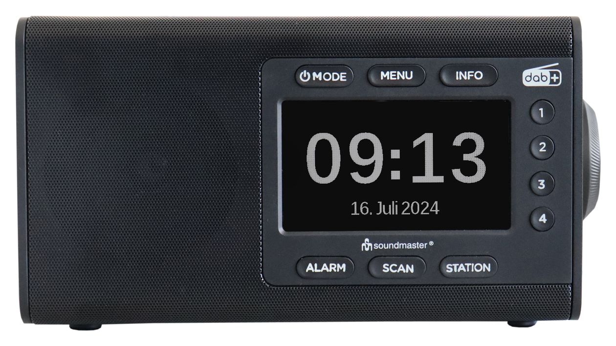 DAB900SW Bluetooth DAB+, FM Radio Tragbar  (Schwarz) 