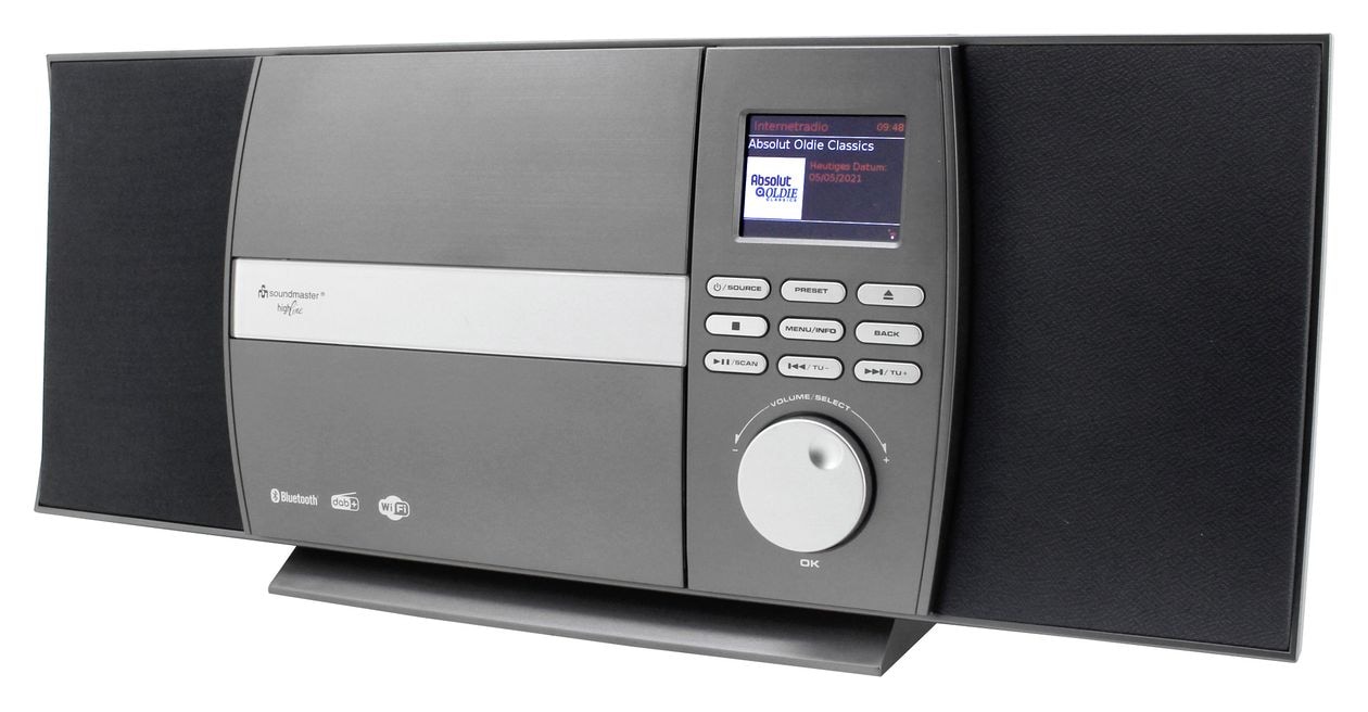 ICD1010AN FM Radio  (Grau) 