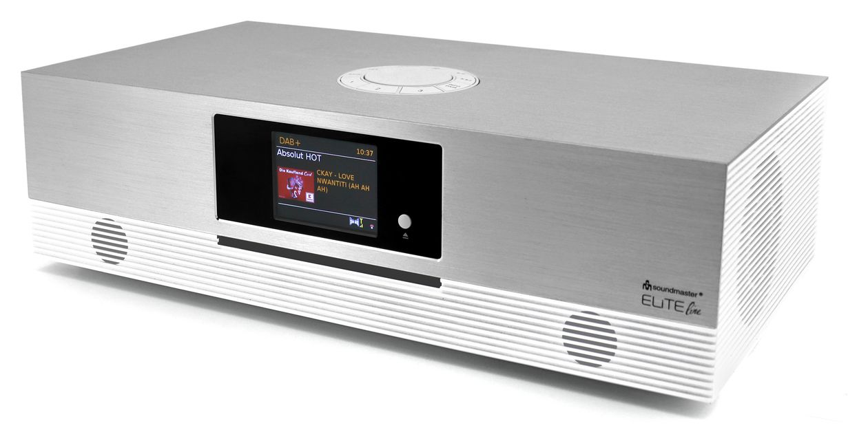 ICD2080WE Bluetooth DAB+, FM, UKW Radio Tragbar  (Weiß) 