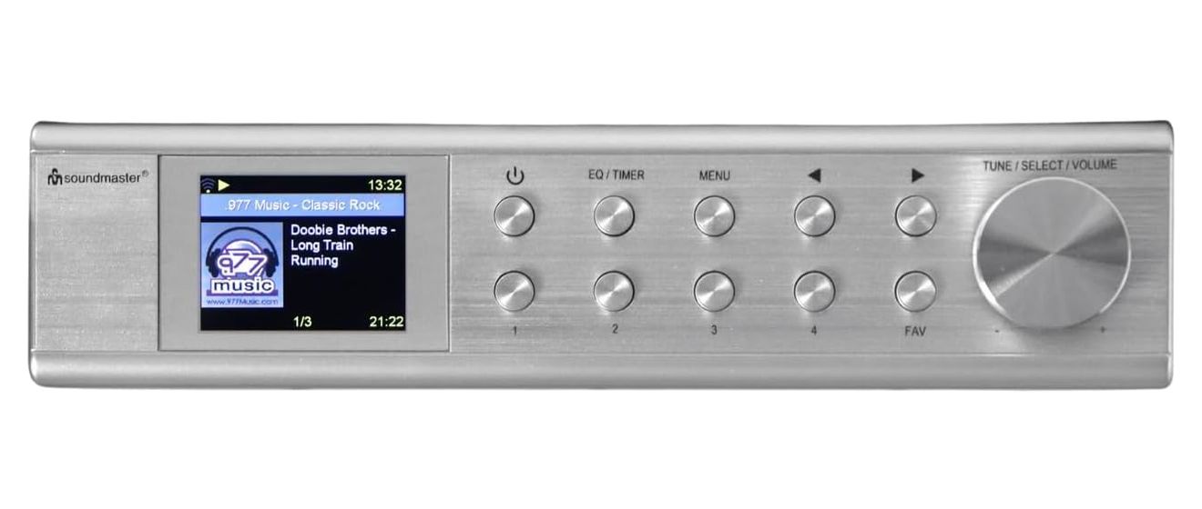 IR1500SI DAB+, FM, UKW Radio Internet  (Silber) 
