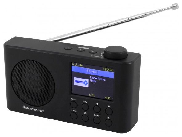 IR6500SW Bluetooth DAB, FM Tragbar Radio (Schwarz) 