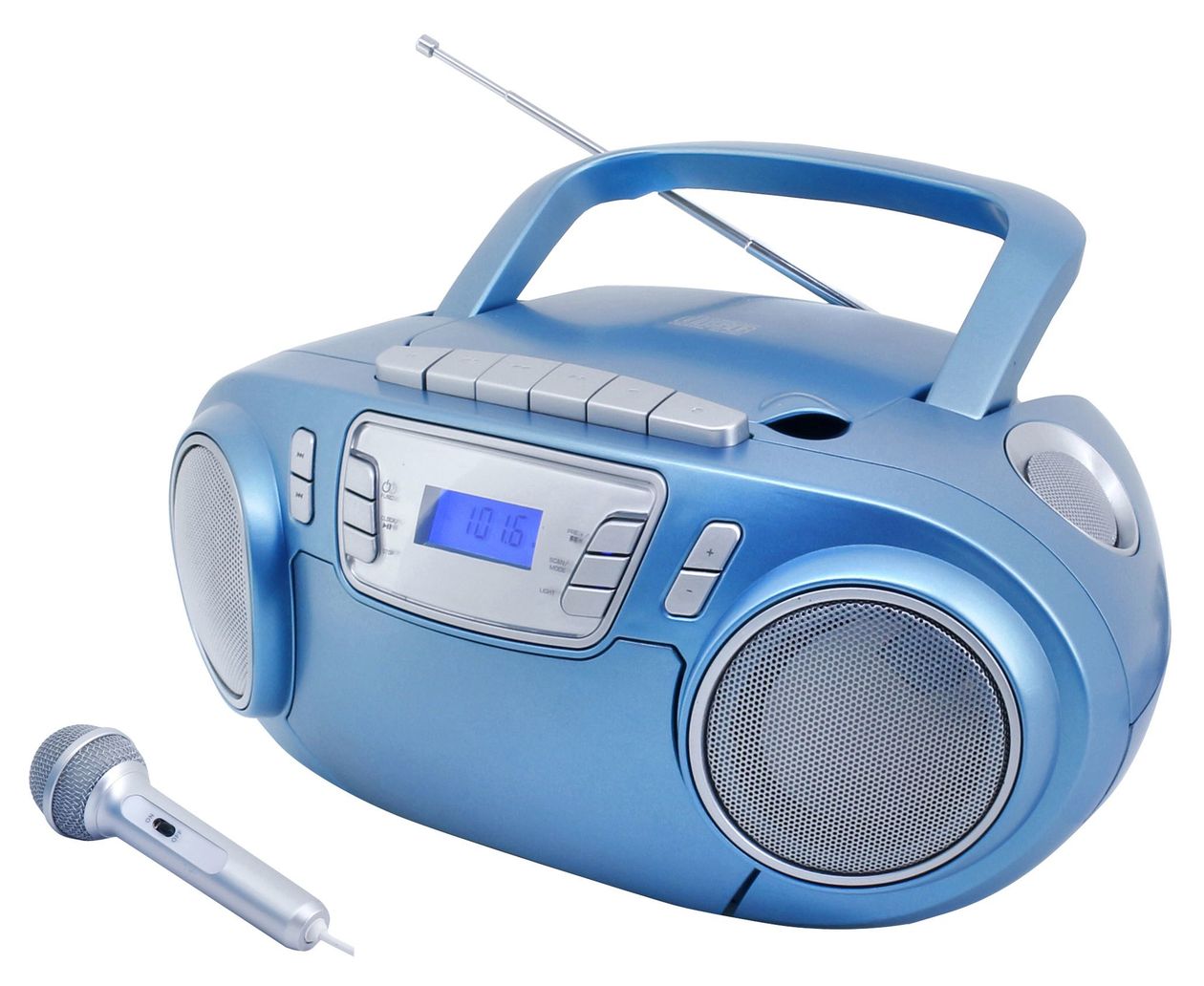 SCD5800BL CD Payer FM, PLL Radio  (Blau, Silber) 