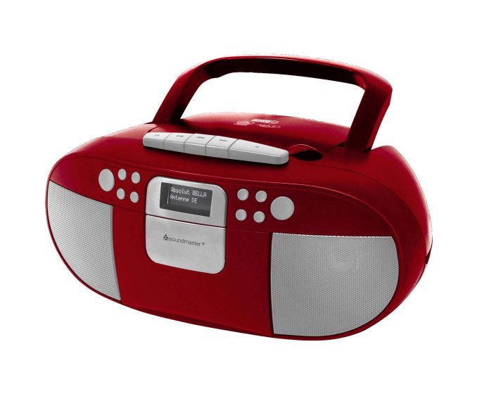 SCD7800RO CD Payer DAB+, FM Radio  (Rot) 