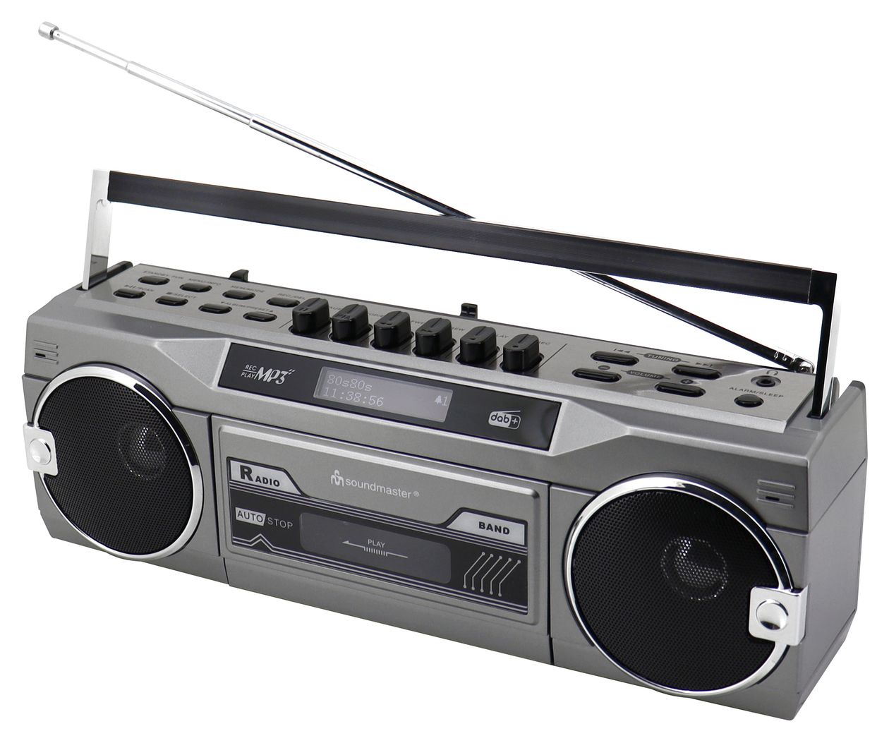 SRR80TI DAB+/UKW Radiokassettenrekorder Bluetooth 