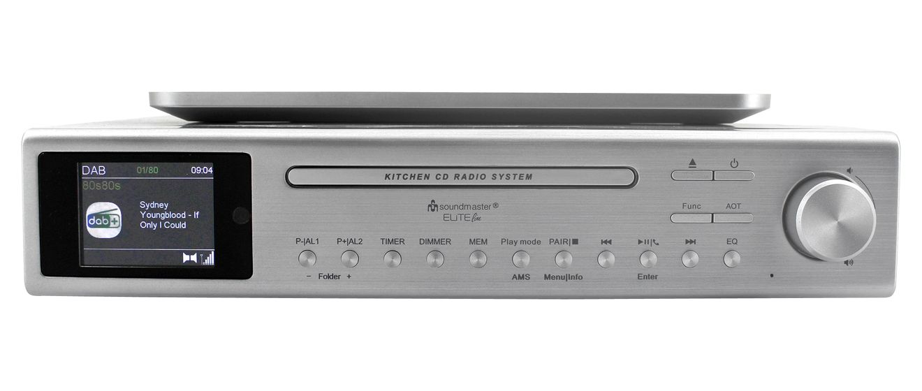 UR2180SI CD Player DAB+, FM Radio  (Silber) 