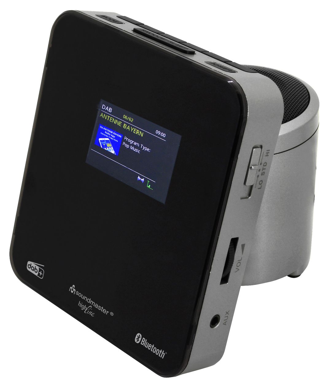 UR260SI DAB+, FM, UKW Radio Uhr  (Schwarz) 